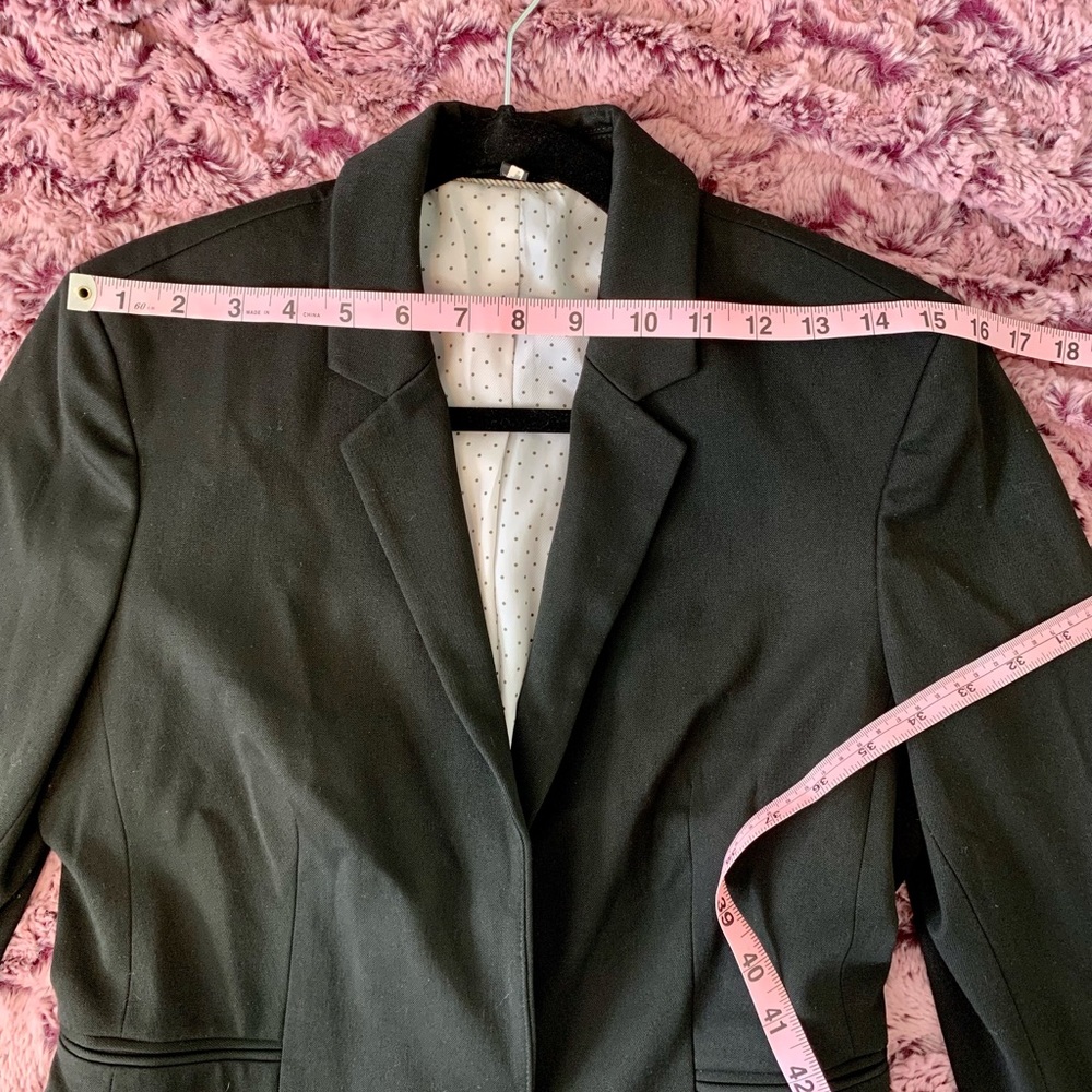 Black Express Single Button Blazer - image 7